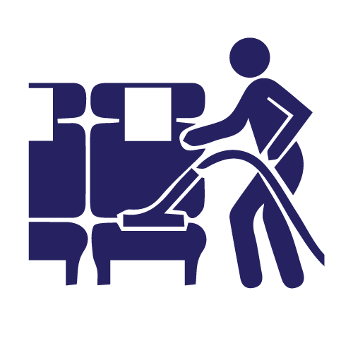aircraft cleaning services icon